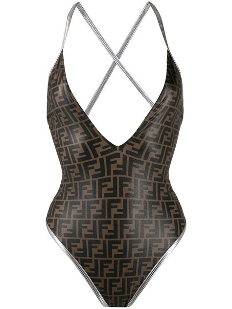 fendi print swimsuit.